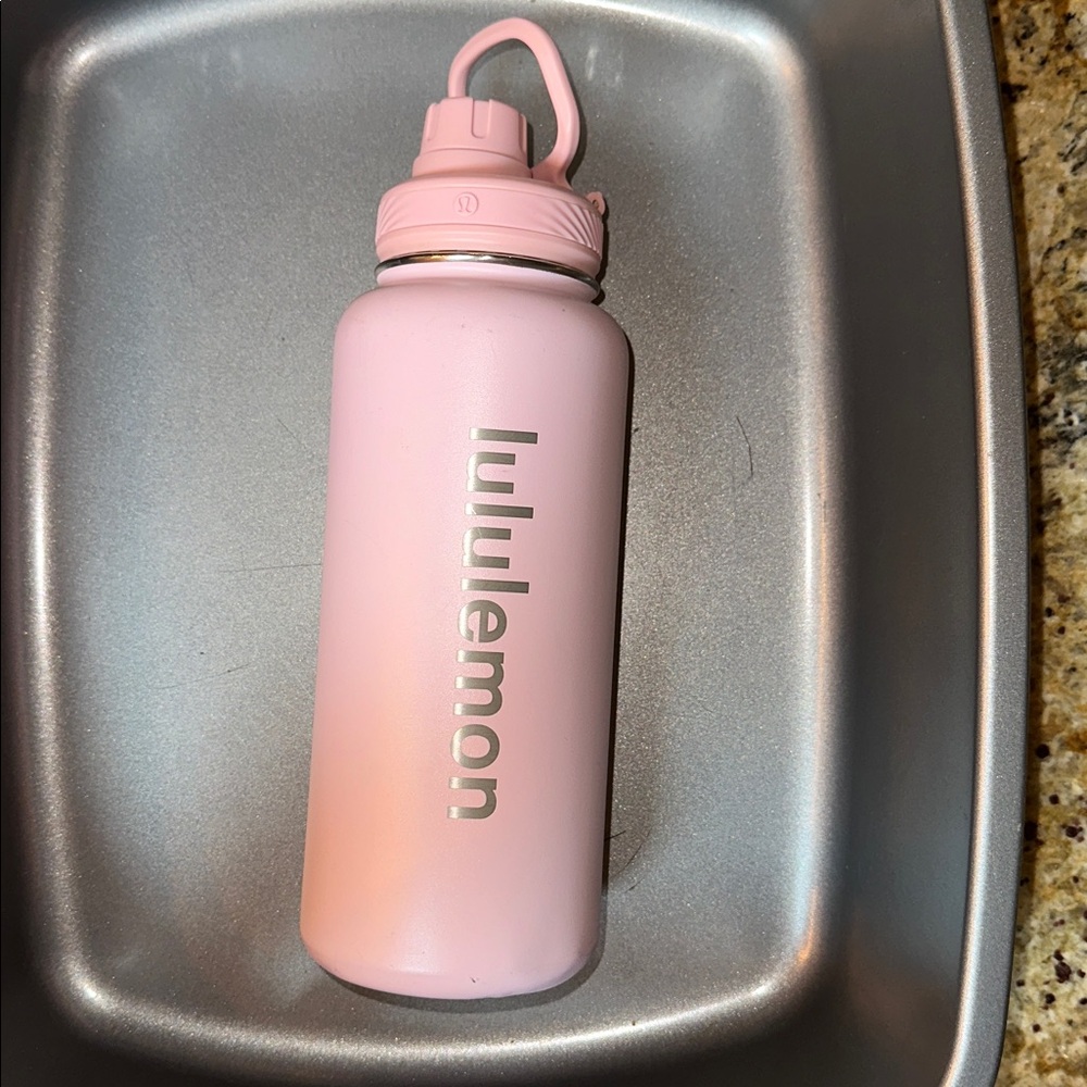 Lululemon Pink Water Bottle